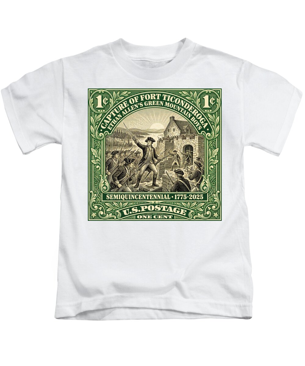 Fort Ticonderoga 1c 1 - Kids T-Shirt