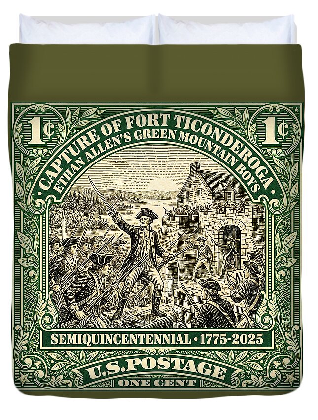 Fort Ticonderoga 1c 1 - Duvet Cover