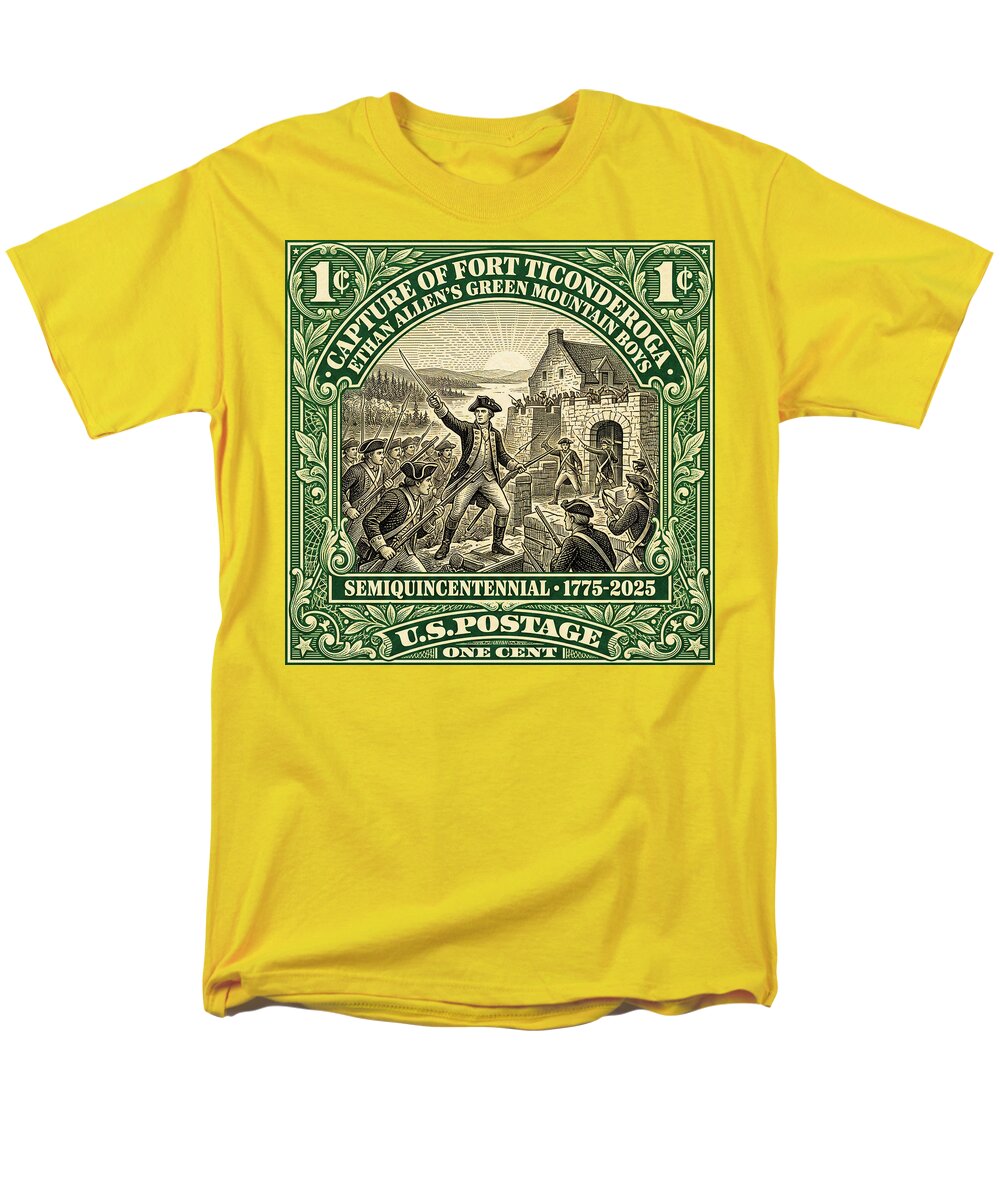 Fort Ticonderoga 1c 1 - Men's T-Shirt  (Regular Fit)
