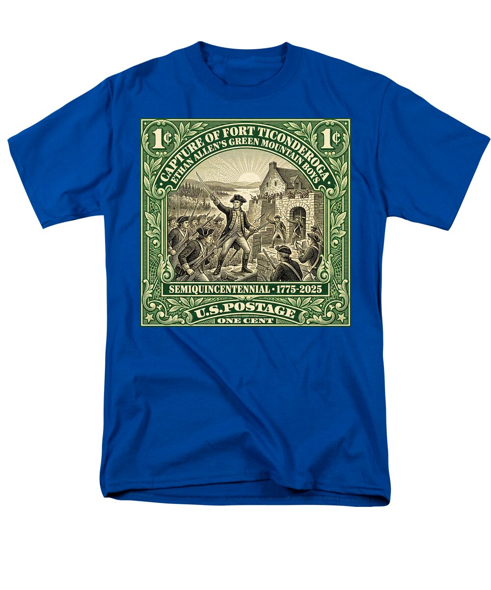 Fort Ticonderoga 1c 1 - Men's T-Shirt  (Regular Fit)