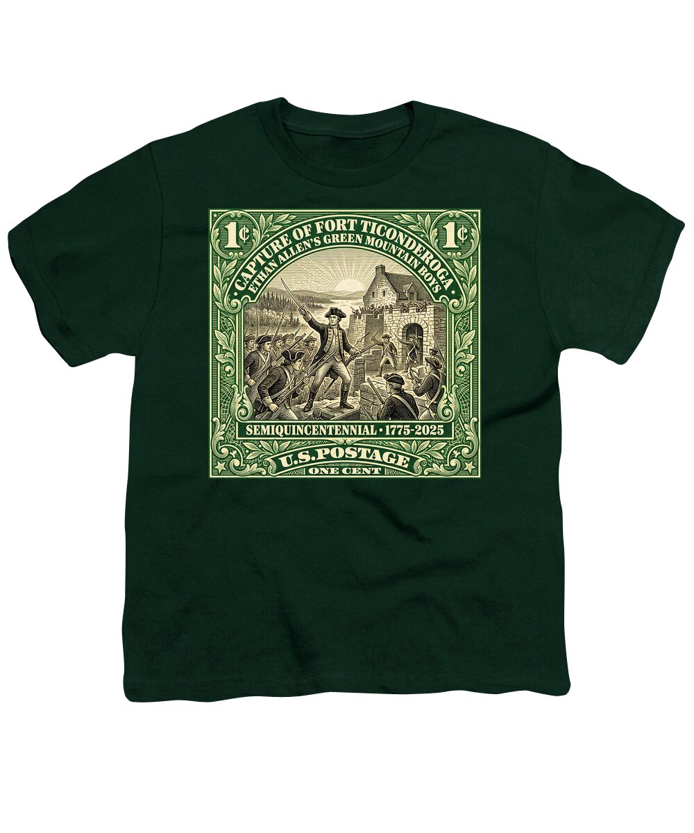 Fort Ticonderoga 1c 1 - Youth T-Shirt