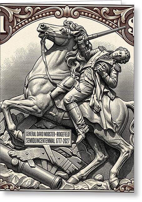 Gen. David Wooster $1 2 - Greeting Card