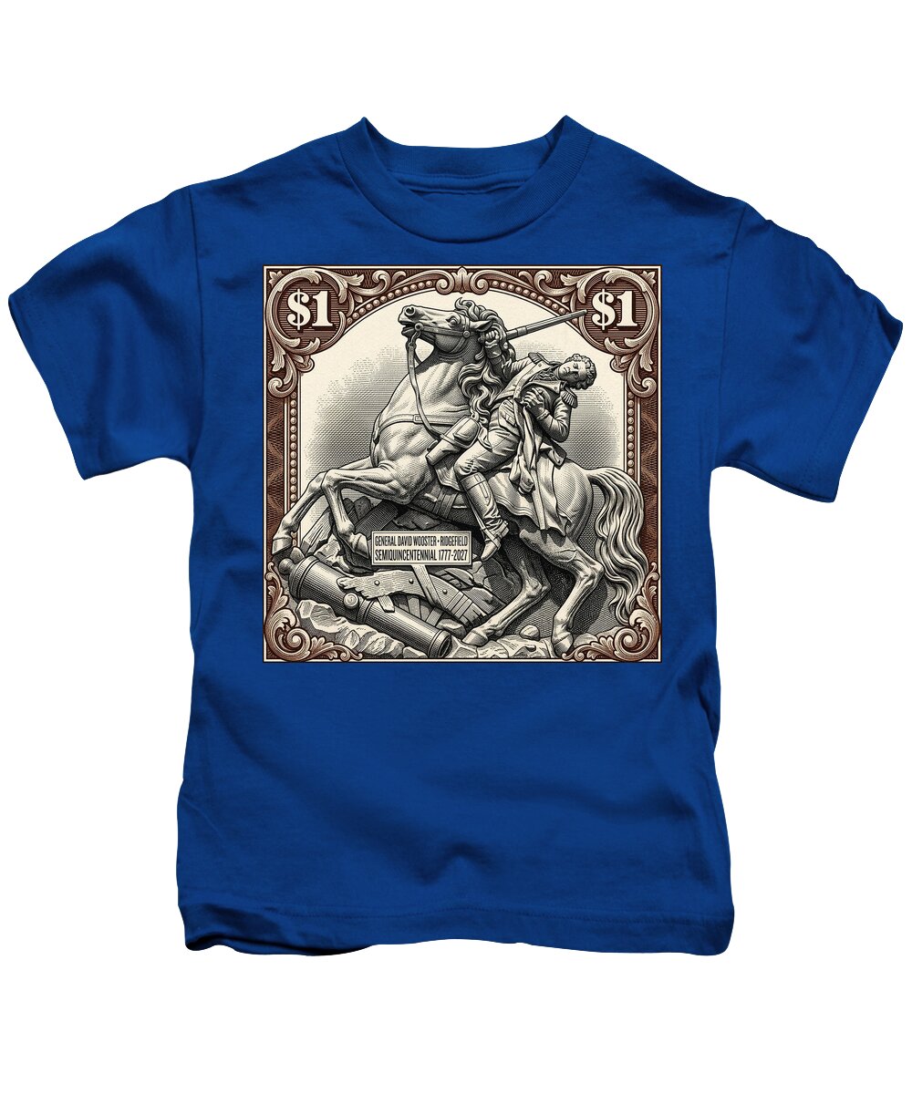 Gen. David Wooster $1 2 - Kids T-Shirt