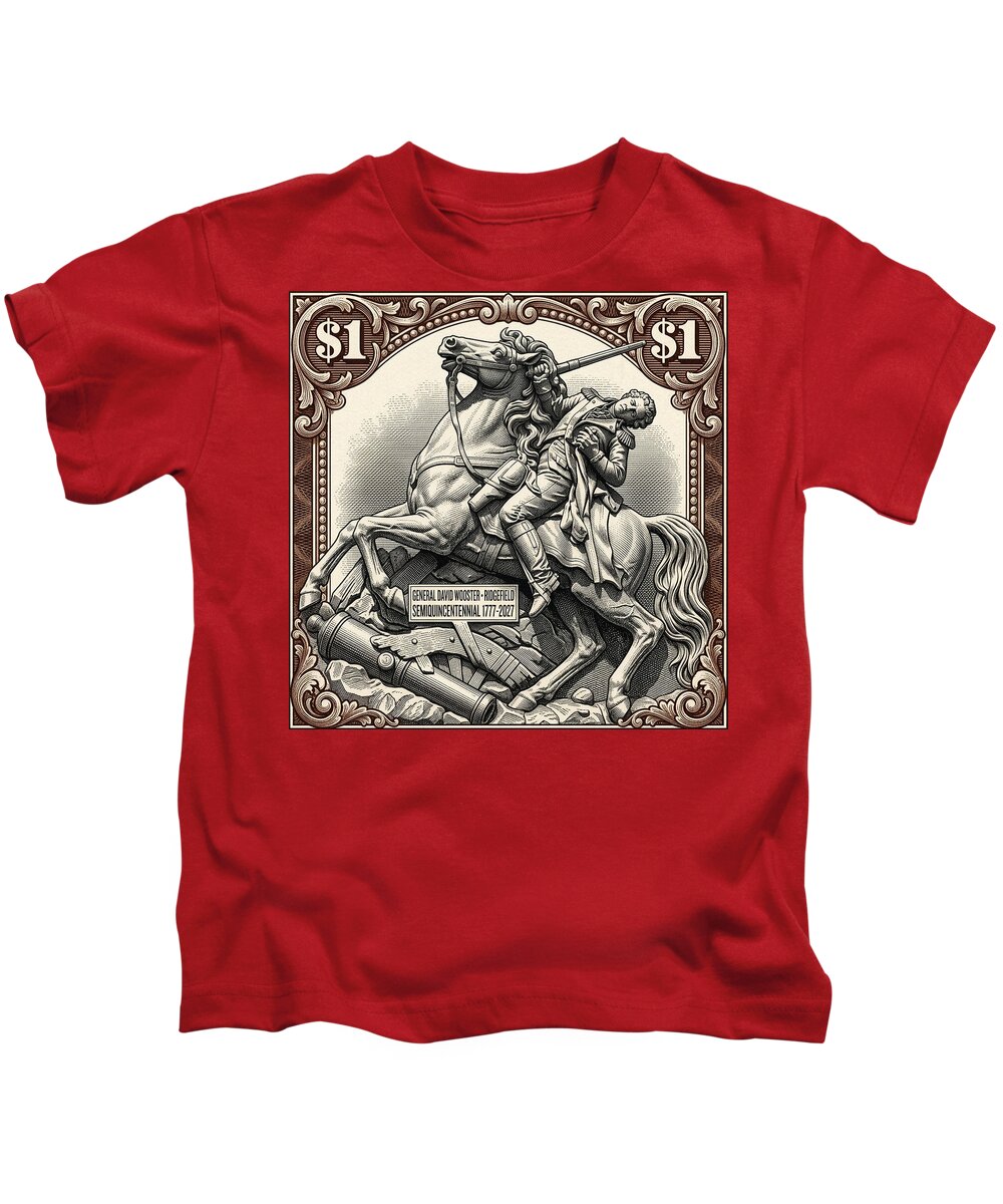 Gen. David Wooster $1 2 - Kids T-Shirt