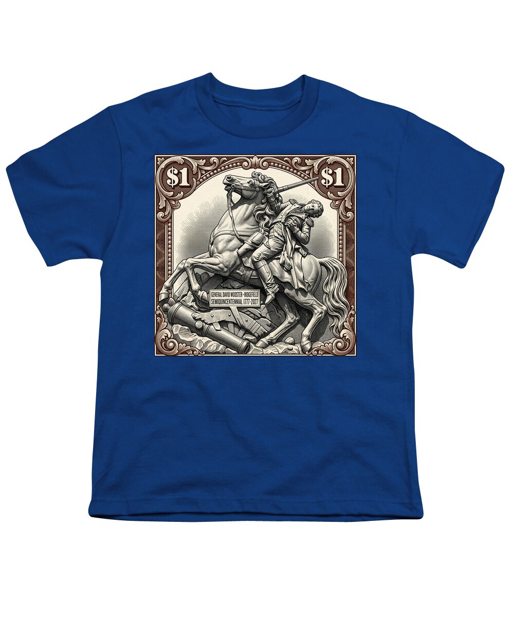 Gen. David Wooster $1 2 - Youth T-Shirt