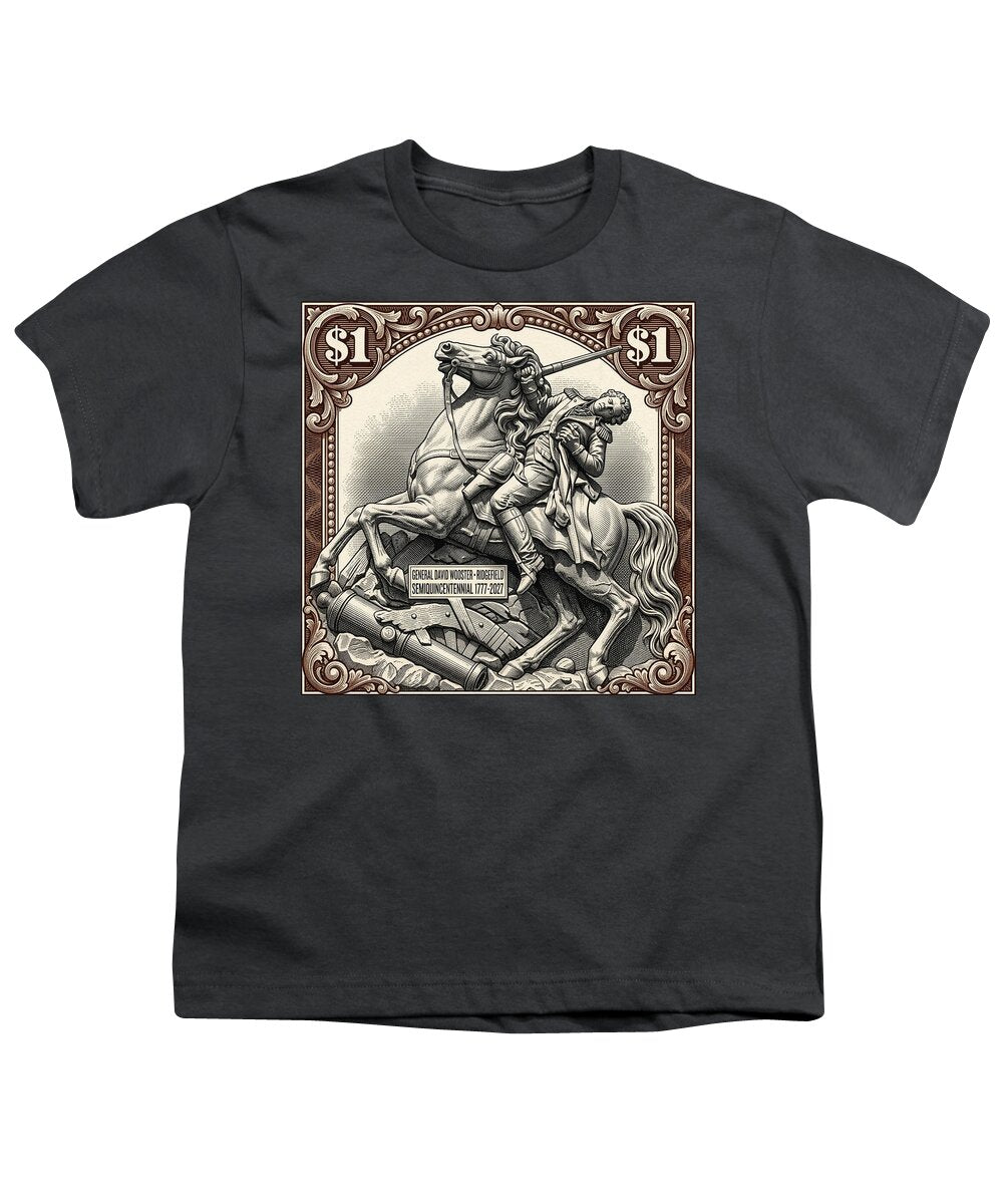 Gen. David Wooster $1 2 - Youth T-Shirt