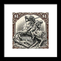 Gen. David Wooster $1 2 - Framed Print