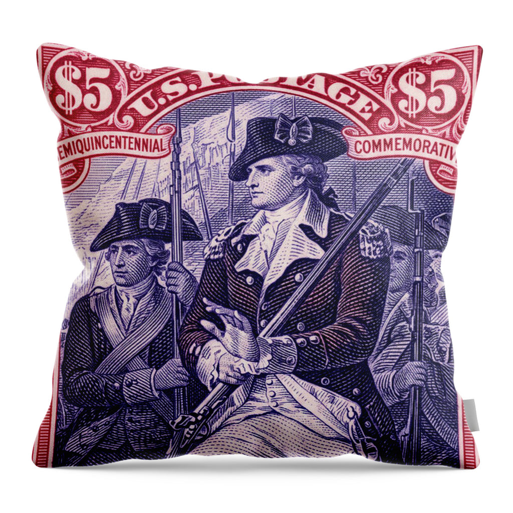 Gen. Richard Montgomery $5 1 - Throw Pillow