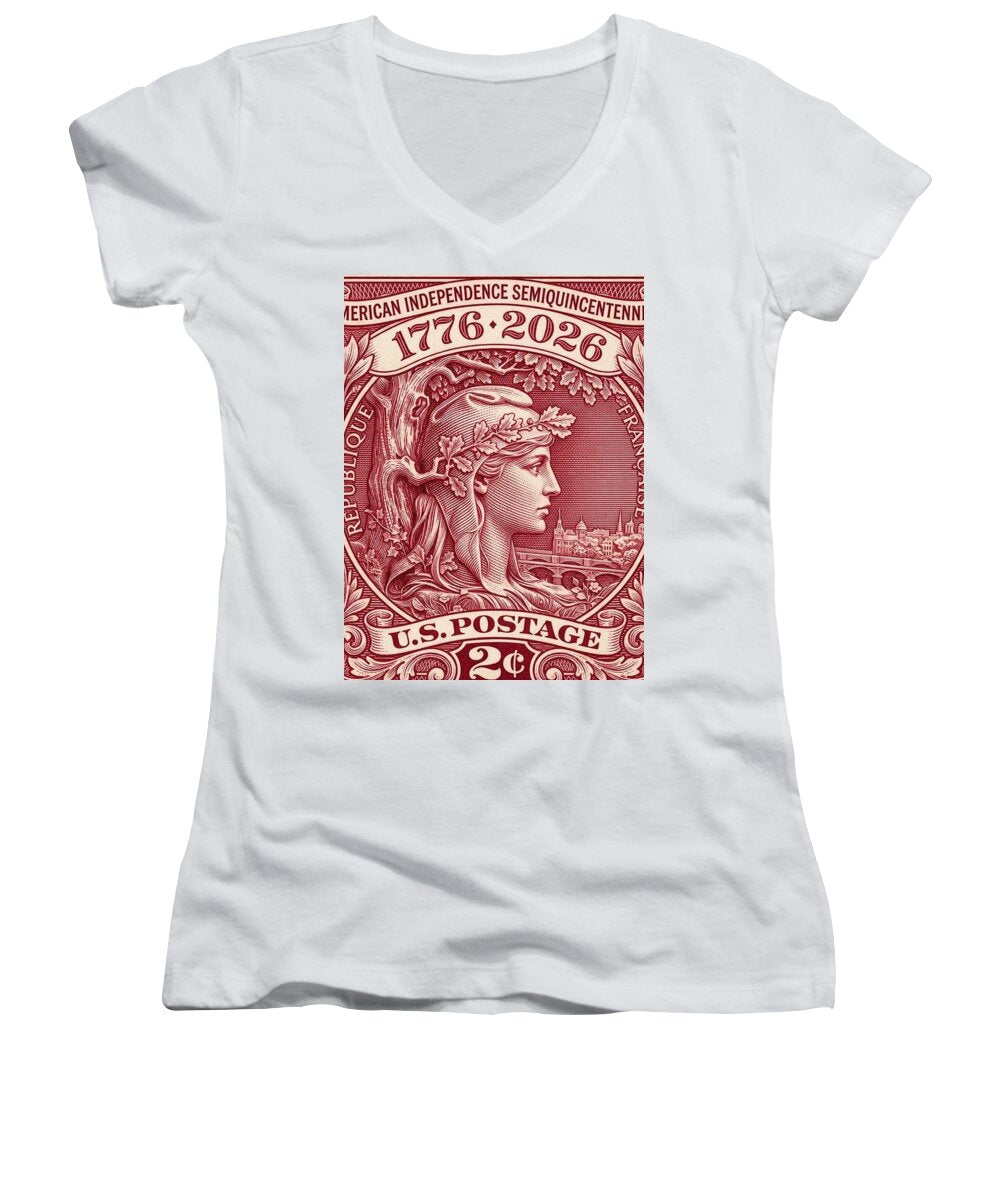 Liberty 2c 1 - Women's V-Neck