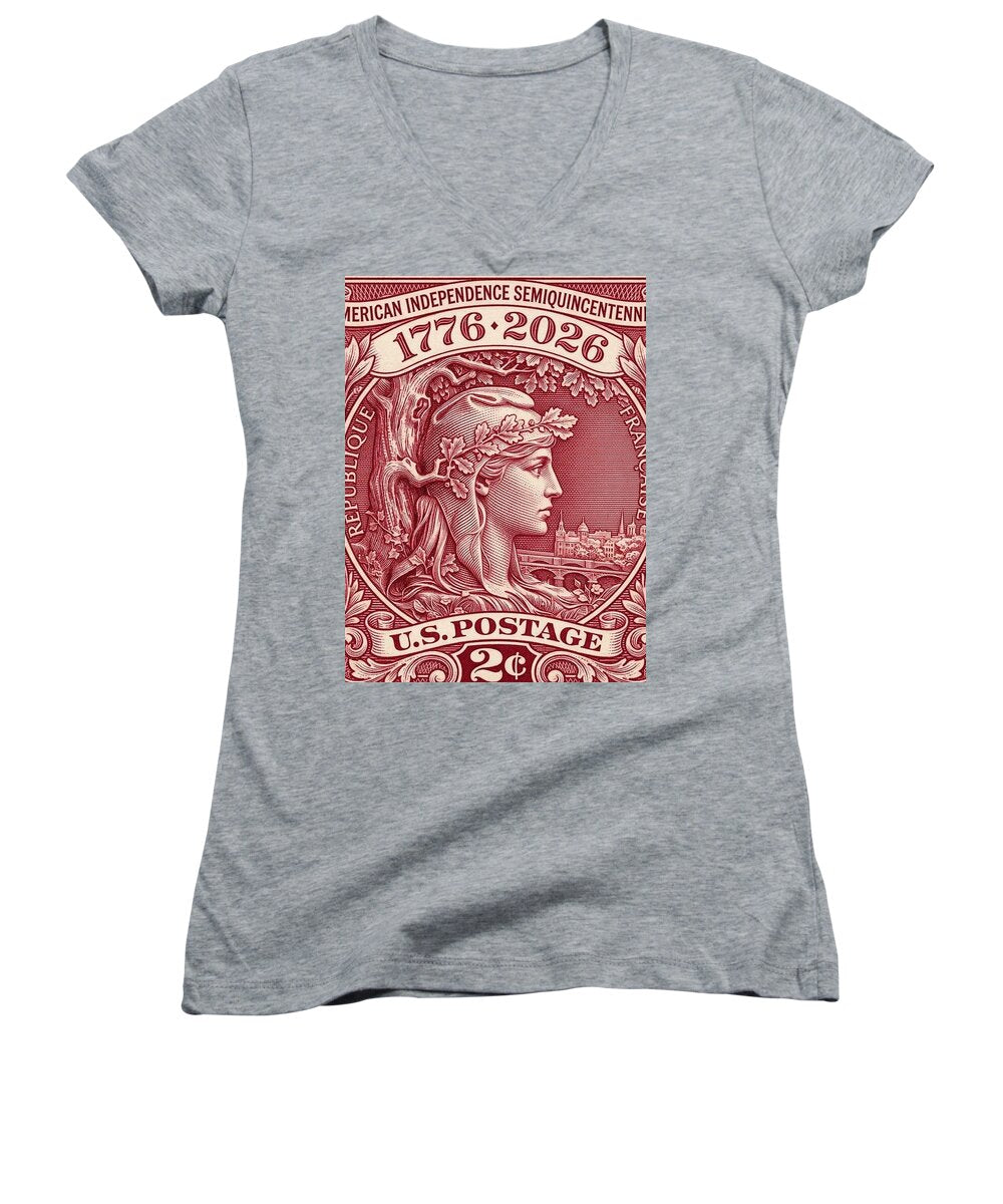 Liberty 2c 1 - Women's V-Neck