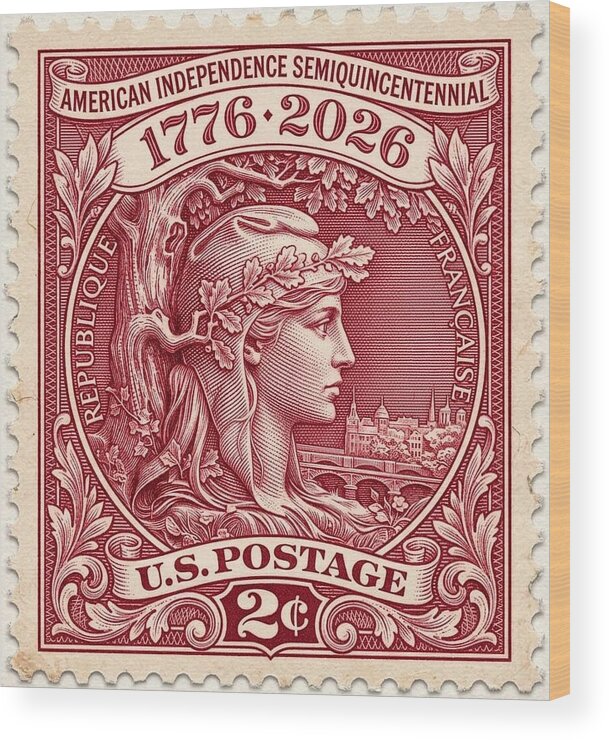 Liberty 2c 1 - Wood Print