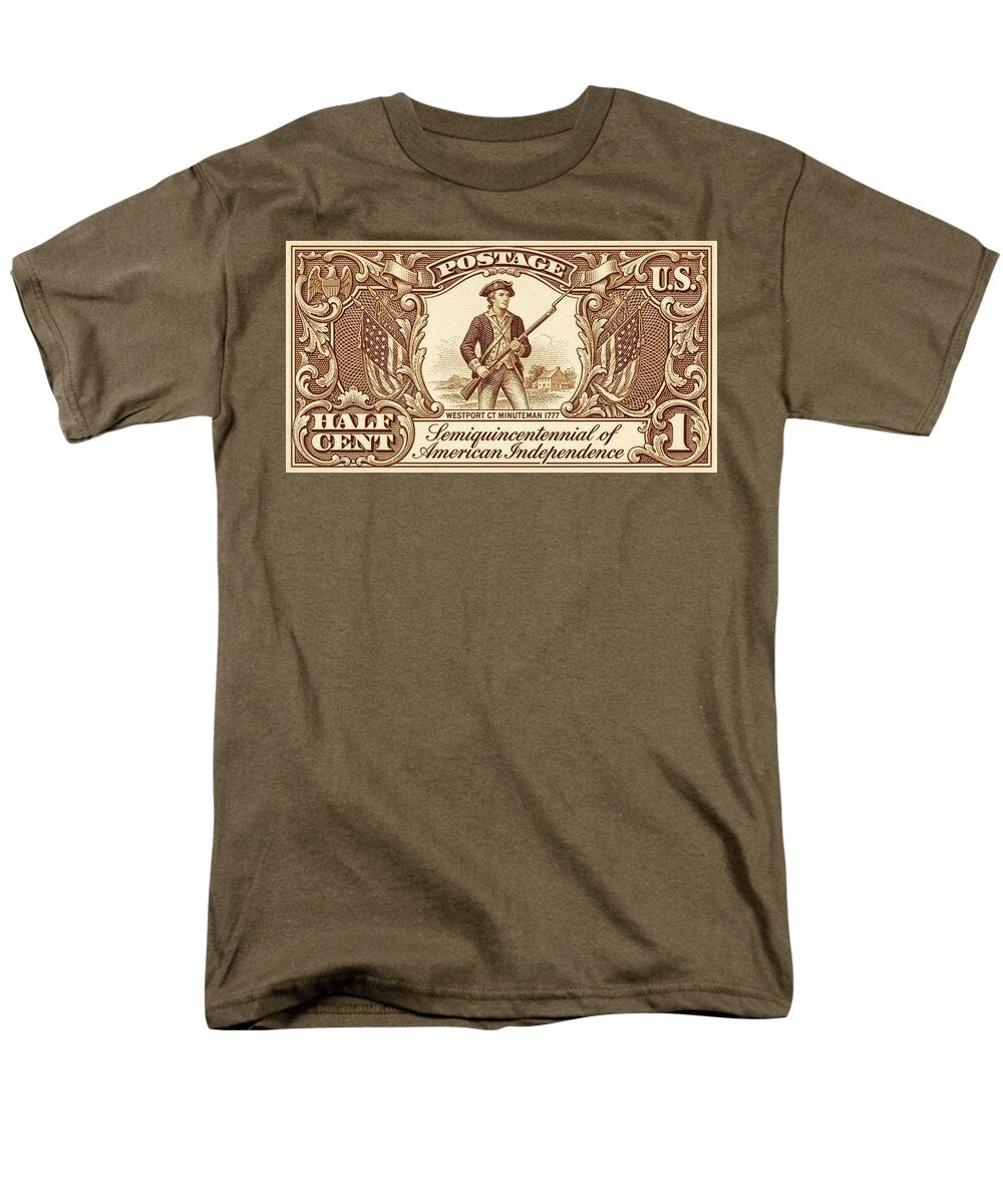Minuteman 1/2c 1 - Men's T-Shirt  (Regular Fit)