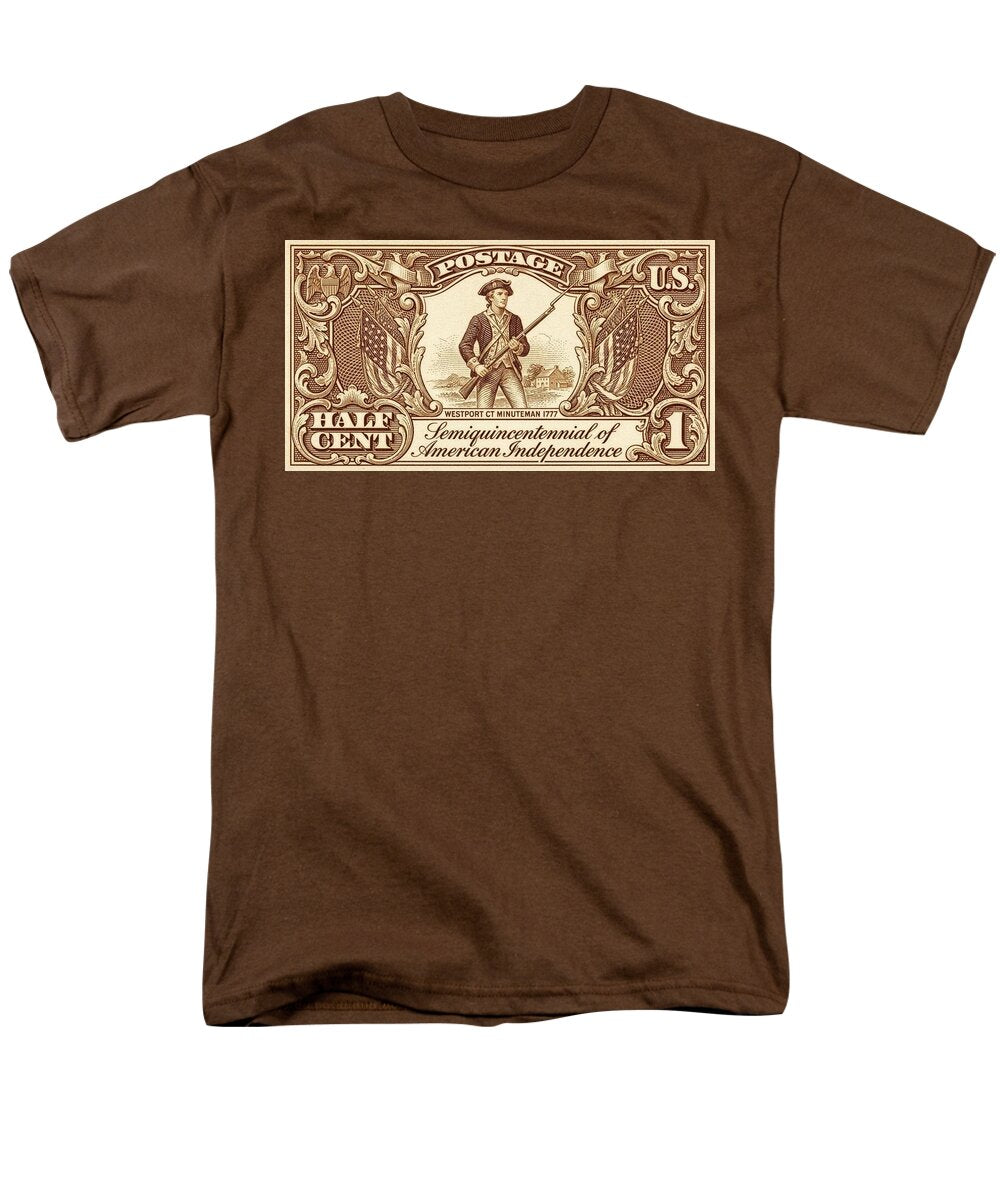 Minuteman 1/2c 1 - Men's T-Shirt  (Regular Fit)