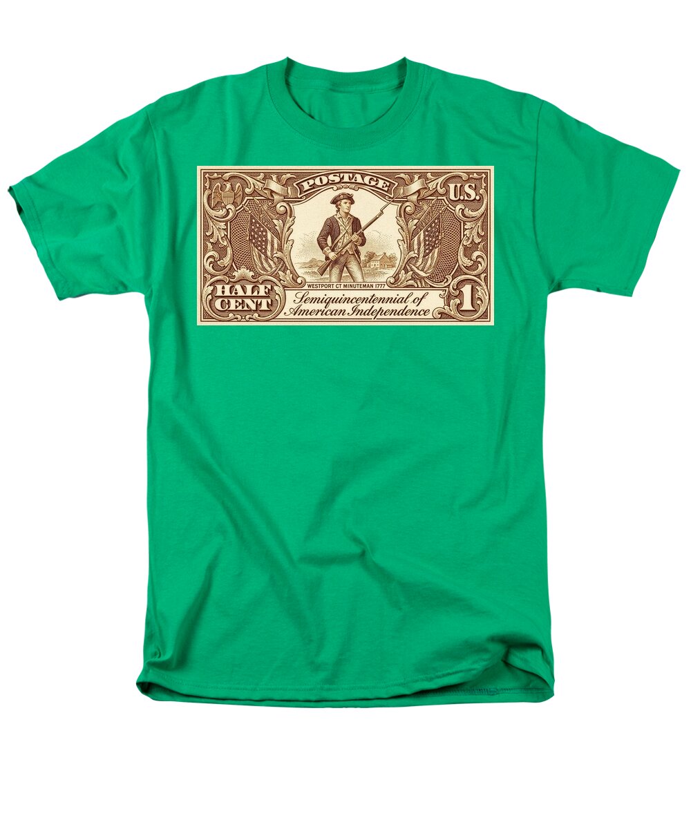Minuteman 1/2c 1 - Men's T-Shirt  (Regular Fit)