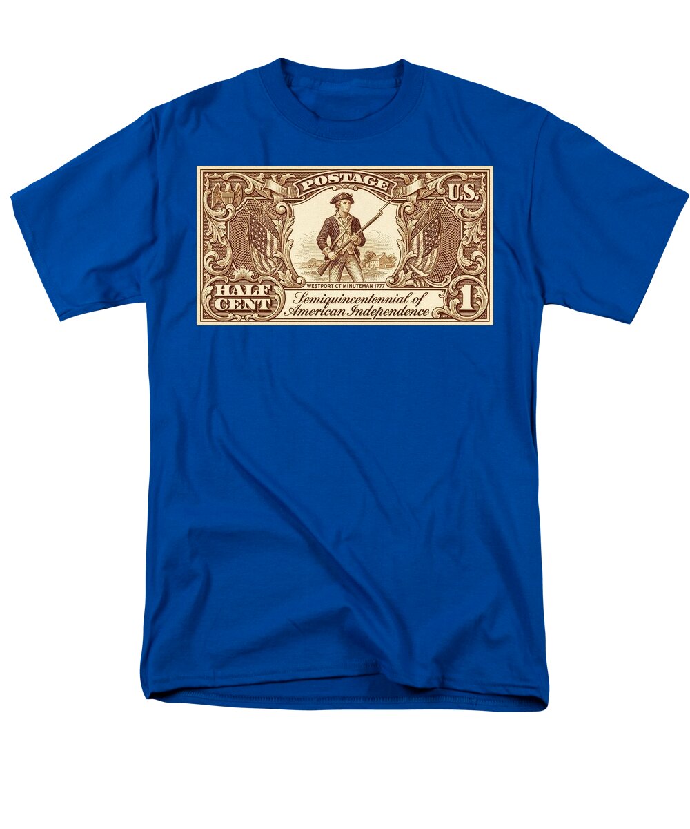 Minuteman 1/2c 1 - Men's T-Shirt  (Regular Fit)