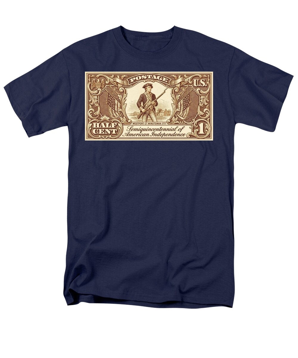 Minuteman 1/2c 1 - Men's T-Shirt  (Regular Fit)