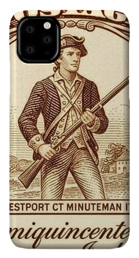 Minuteman 1/2c 1 - Phone Case
