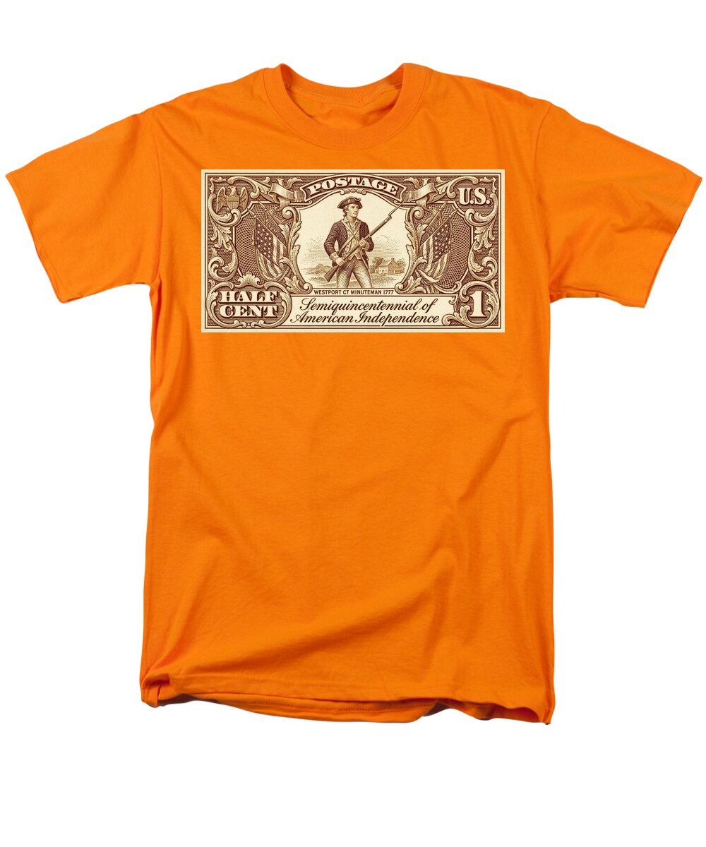 Minuteman 1/2c 1 - Men's T-Shirt  (Regular Fit)