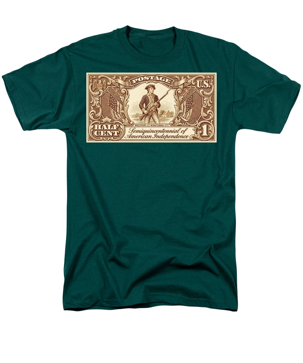 Minuteman 1/2c 1 - Men's T-Shirt  (Regular Fit)