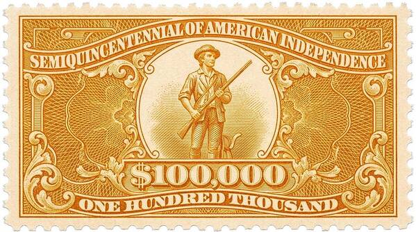 Minuteman $100,000 1 - Art Print
