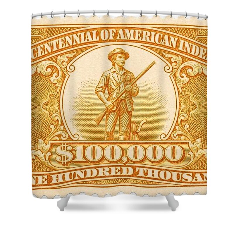 Minuteman $100,000 1 - Shower Curtain