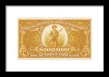 Minuteman $100,000 1 - Framed Print