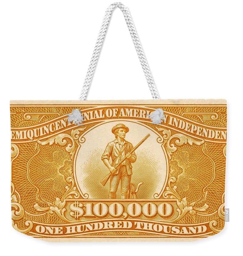 Minuteman $100,000 1 - Weekender Tote Bag