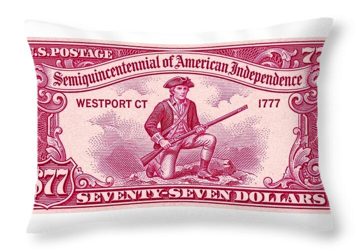 Minuteman $77 1 - Throw Pillow