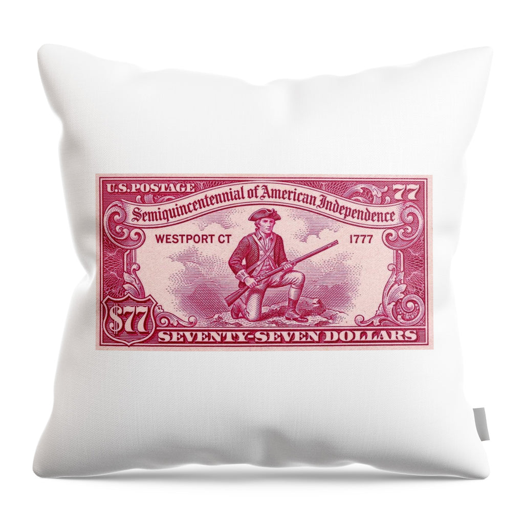 Minuteman $77 1 - Throw Pillow