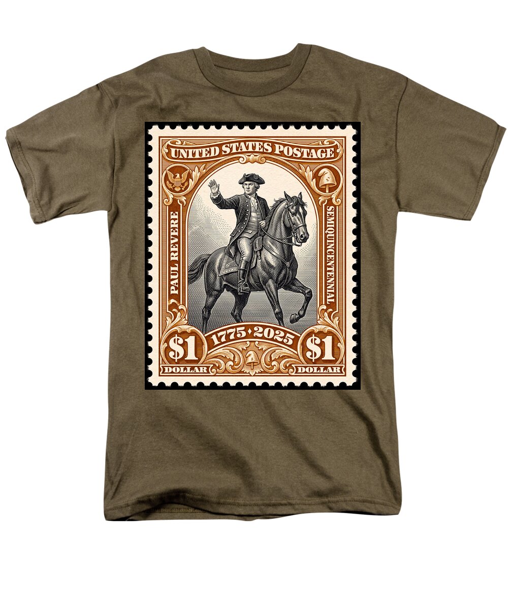 Paul Revere $1 1 - Men's T-Shirt  (Regular Fit)