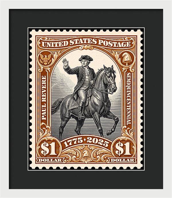 Paul Revere $1 1 - Framed Print