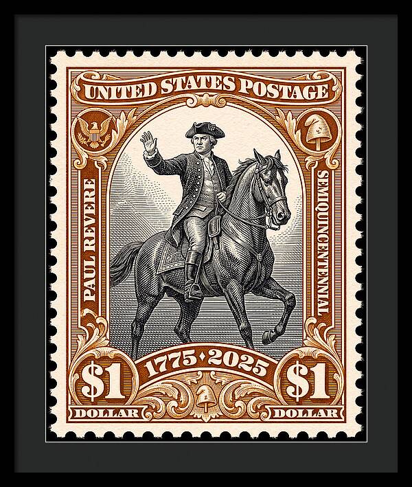 Paul Revere $1 1 - Framed Print
