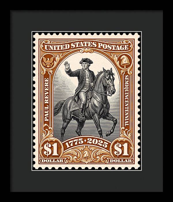 Paul Revere $1 1 - Framed Print