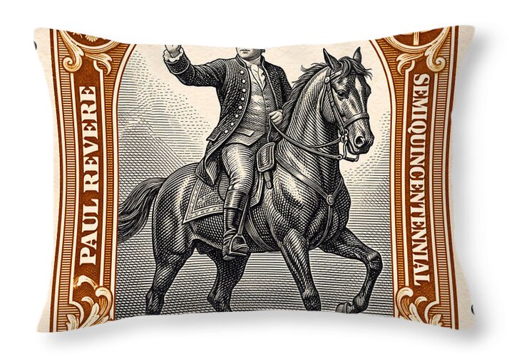 Paul Revere $1 1 - Throw Pillow