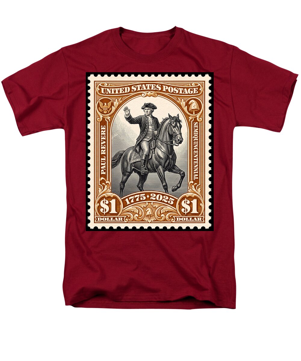 Paul Revere $1 1 - Men's T-Shirt  (Regular Fit)