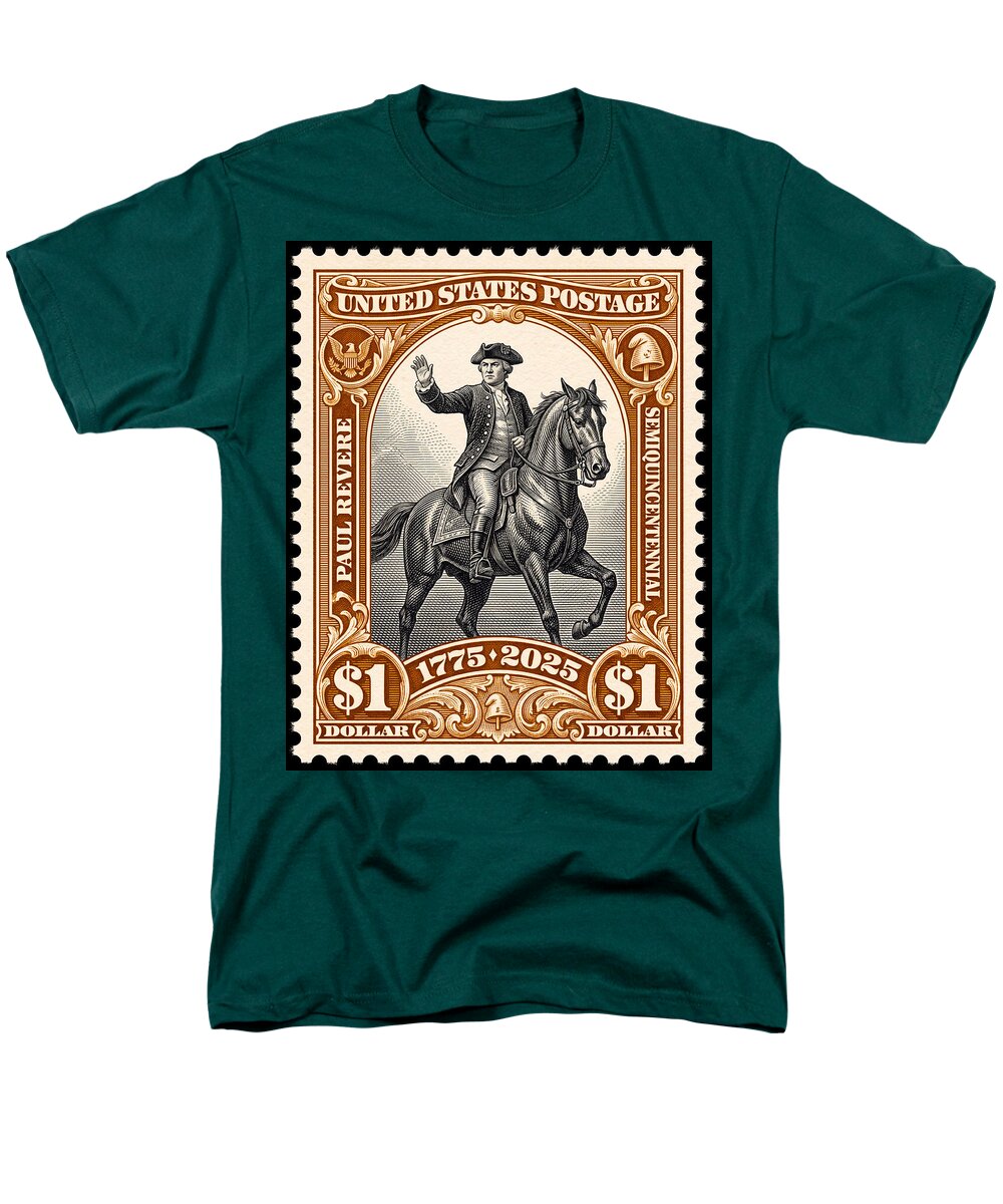 Paul Revere $1 1 - Men's T-Shirt  (Regular Fit)
