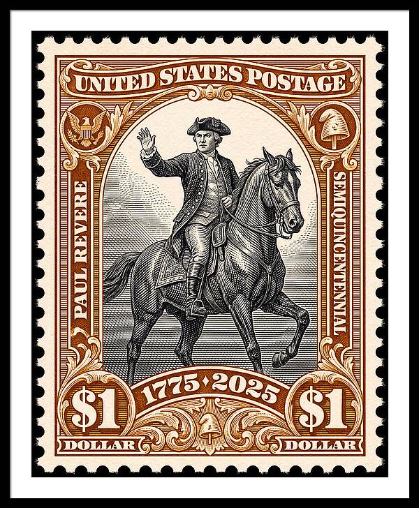 Paul Revere $1 1 - Framed Print