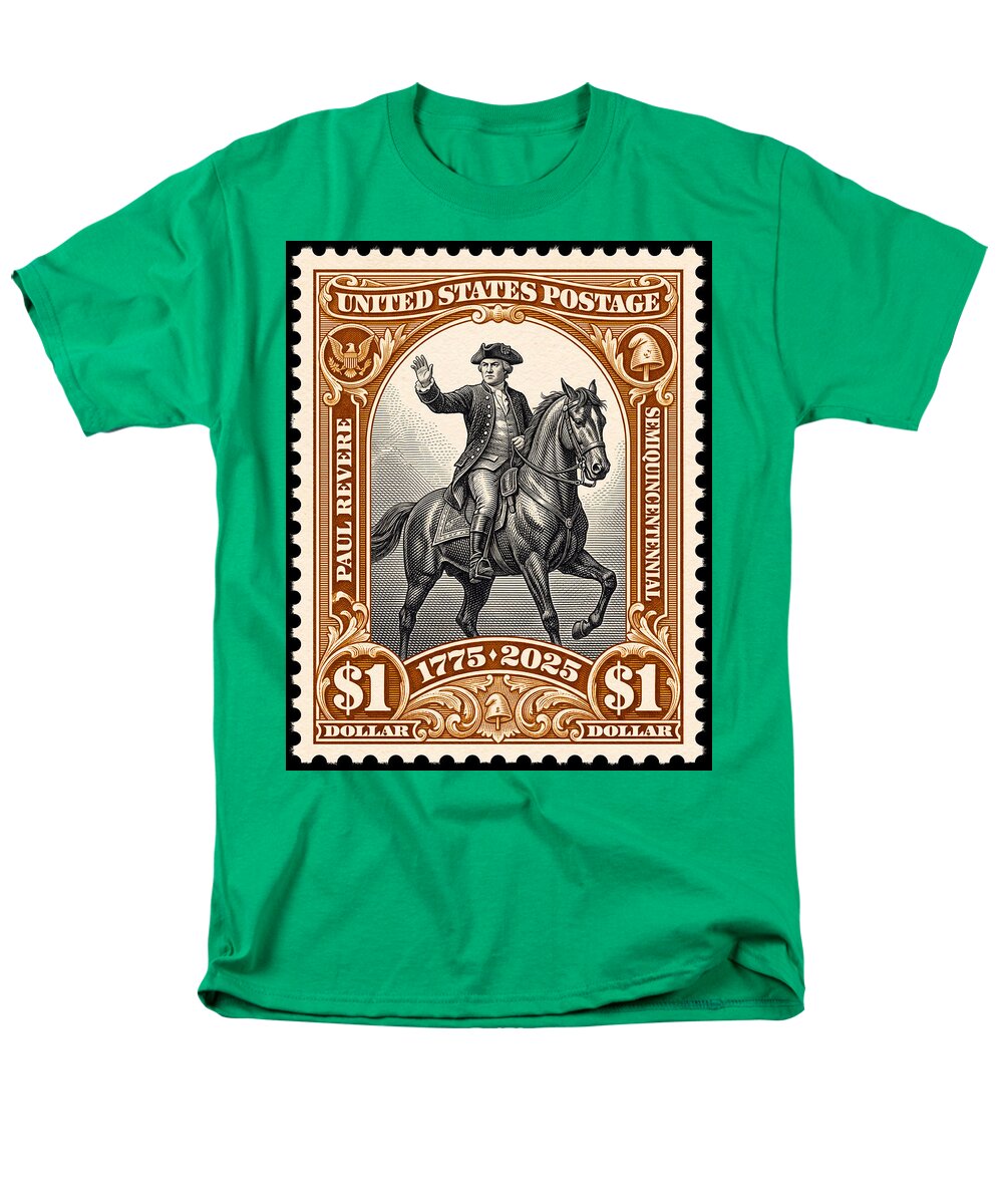 Paul Revere $1 1 - Men's T-Shirt  (Regular Fit)
