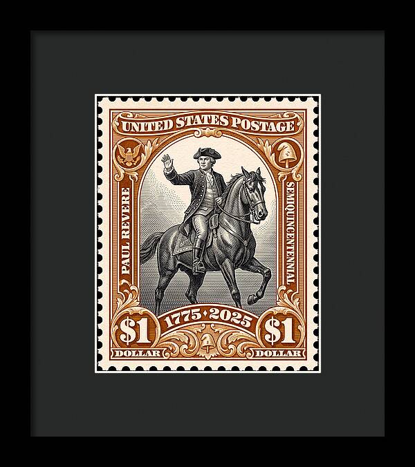 Paul Revere $1 1 - Framed Print
