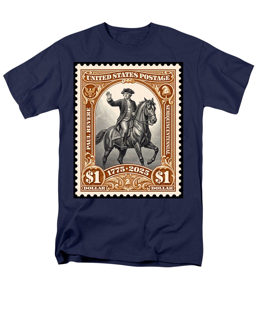 Paul Revere $1 1 - Men's T-Shirt  (Regular Fit)