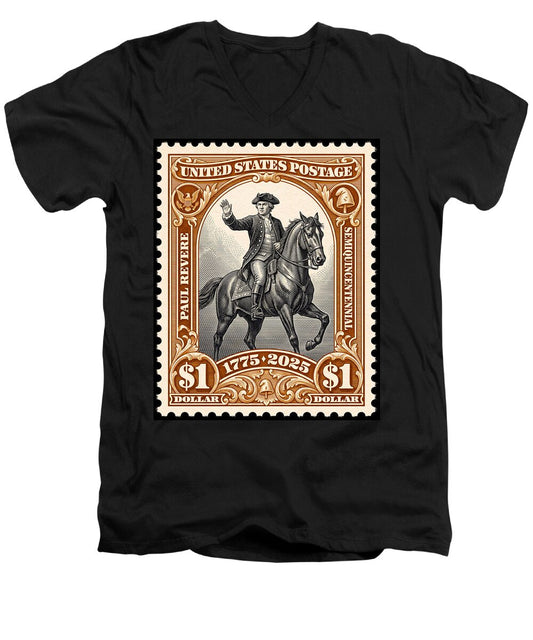 Paul Revere $1 1 - Men's V-Neck T-Shirt