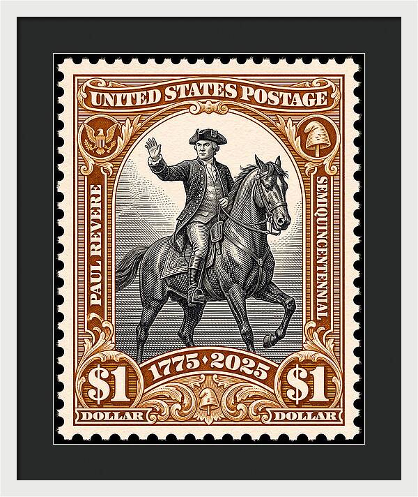 Paul Revere $1 1 - Framed Print