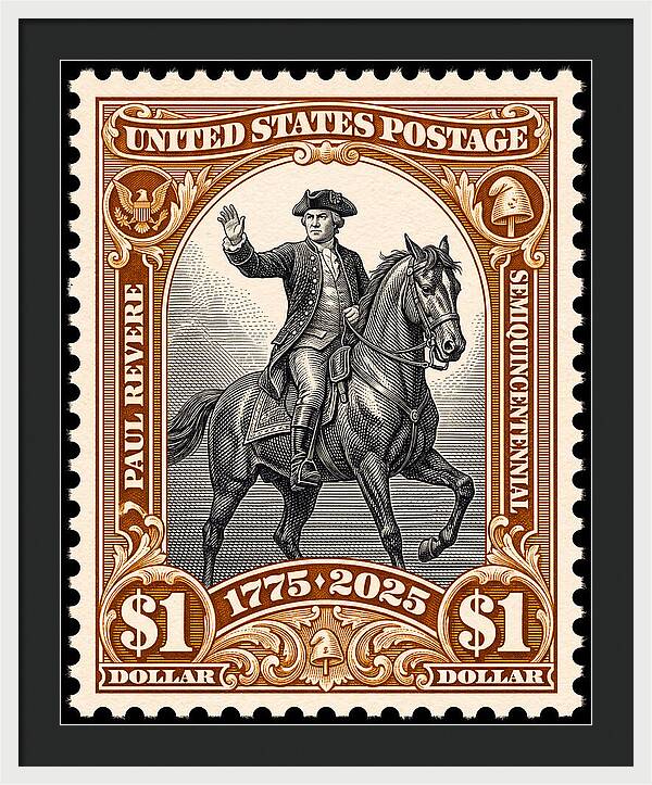 Paul Revere $1 1 - Framed Print