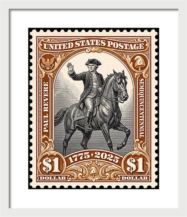 Paul Revere $1 1 - Framed Print
