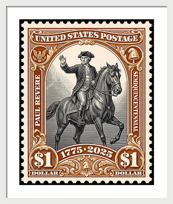 Paul Revere $1 1 - Framed Print