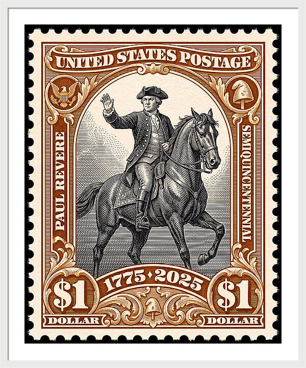 Paul Revere $1 1 - Framed Print