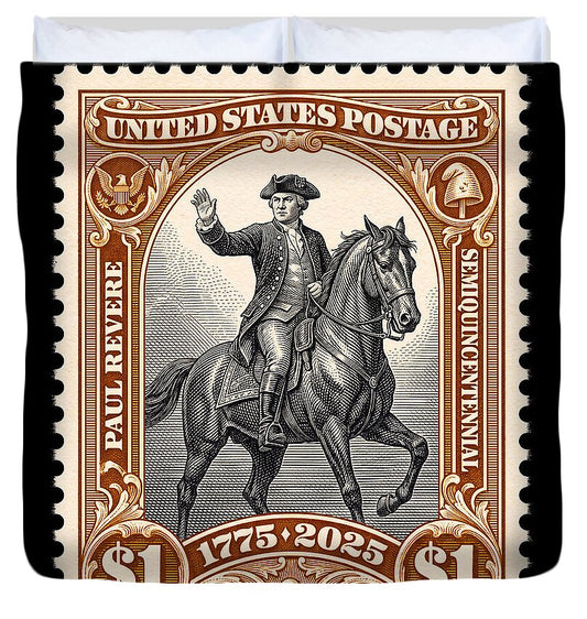 Paul Revere $1 1 - Duvet Cover