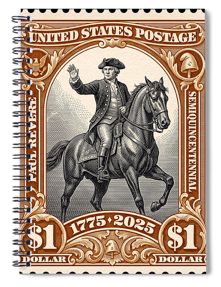 Paul Revere $1 1 - Spiral Notebook
