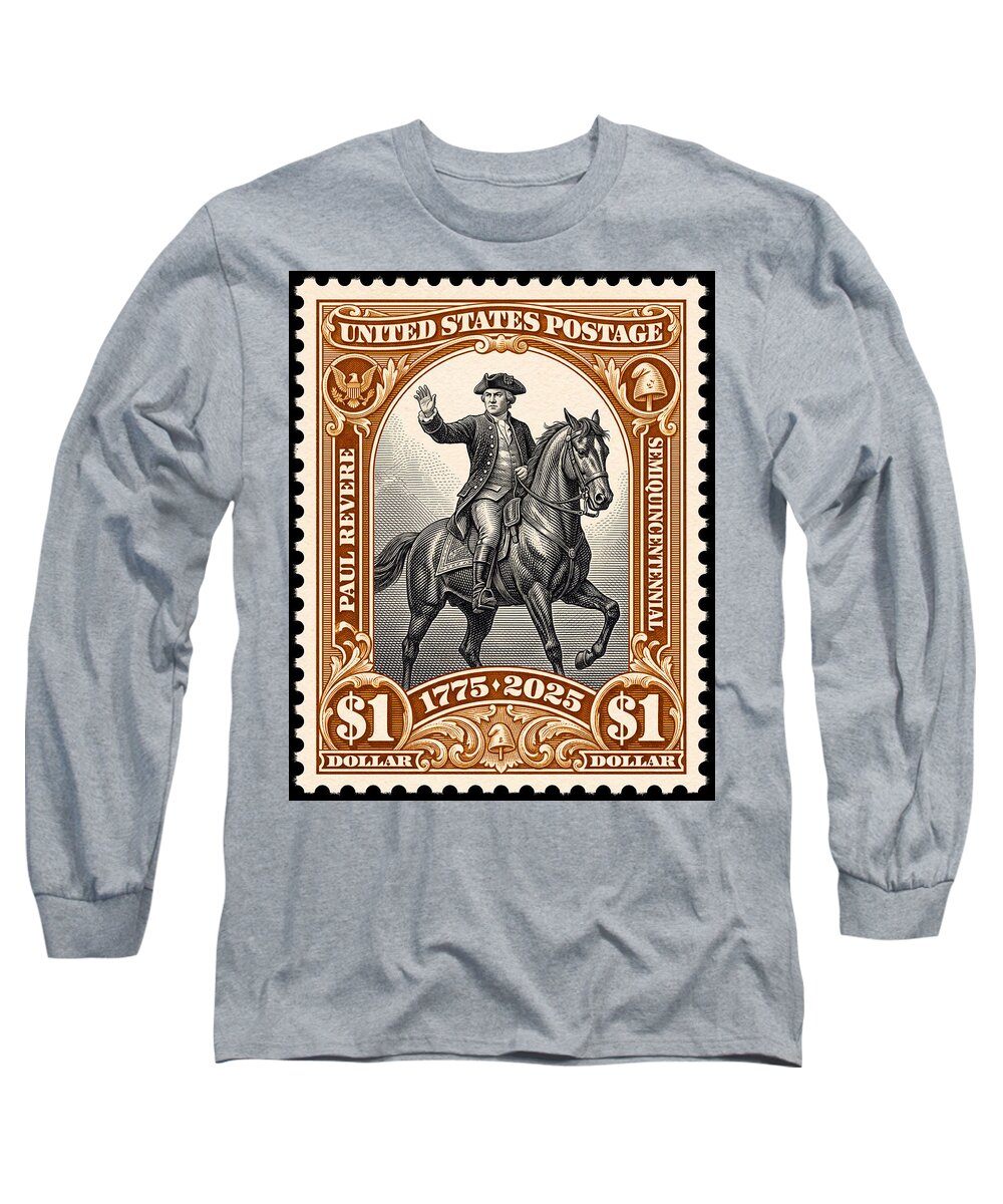 Paul Revere $1 1 - Long Sleeve T-Shirt