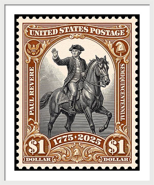 Paul Revere $1 1 - Framed Print